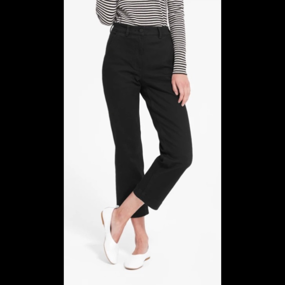 Everlane straight leg crop pant